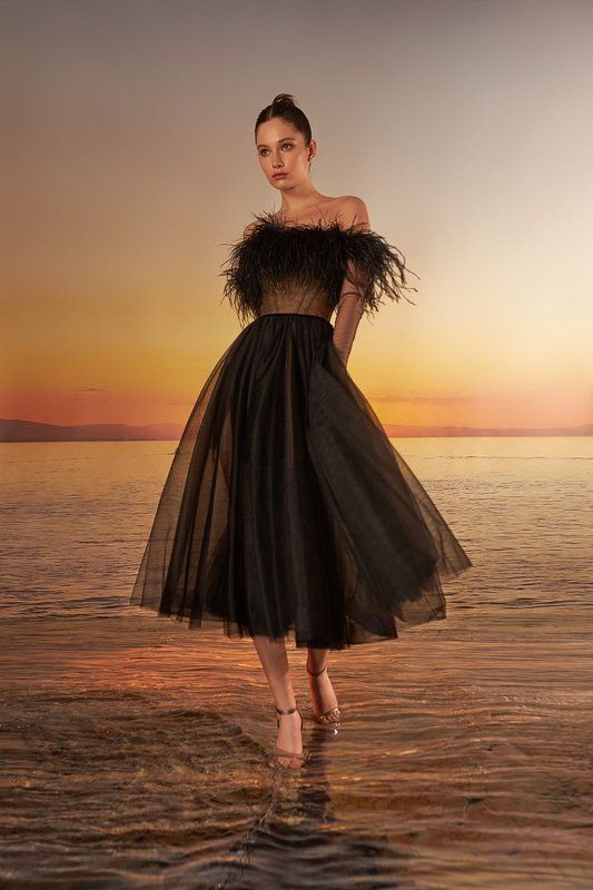 Сукня Dagmara Рукавиці Evita Black